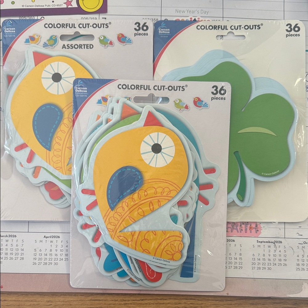 Colorful Cut-Outs Set